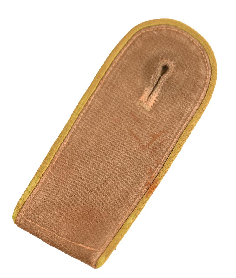 GERMAN WWII AFRIKA KORPS PANZER GRENADIER SINGLE SLIP-ON SHOULDER BOARD.