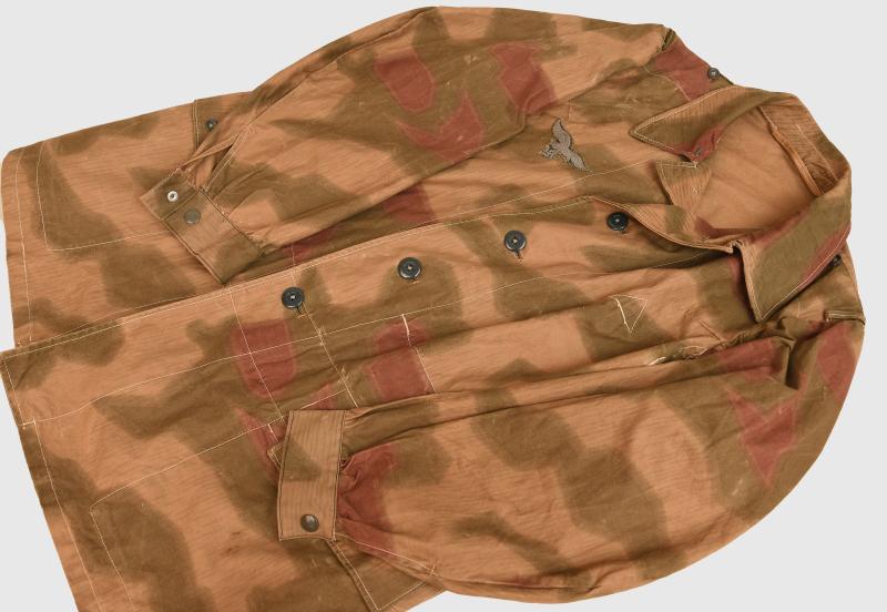 GERMAN WWII LUFTWAFFE GROUND TROOPS SMOCK IN RARE CAMOUFLAGE.