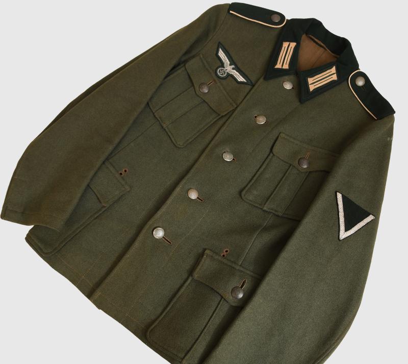 GERMAN WWII ARMY 1939 DATED M.36 INFANTRY COMBAT TUNIC.