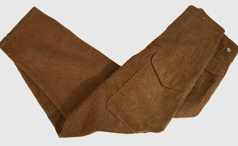 BRITISH WWII INDIAN BATTLEDRESS TROUSERS.
