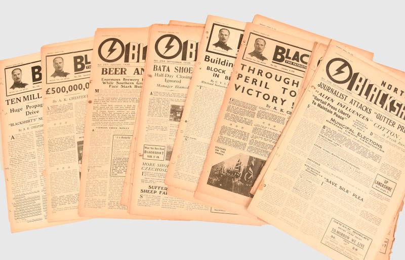 BRITISH WWII THE BLACK SHIRT NEWSPAPER.