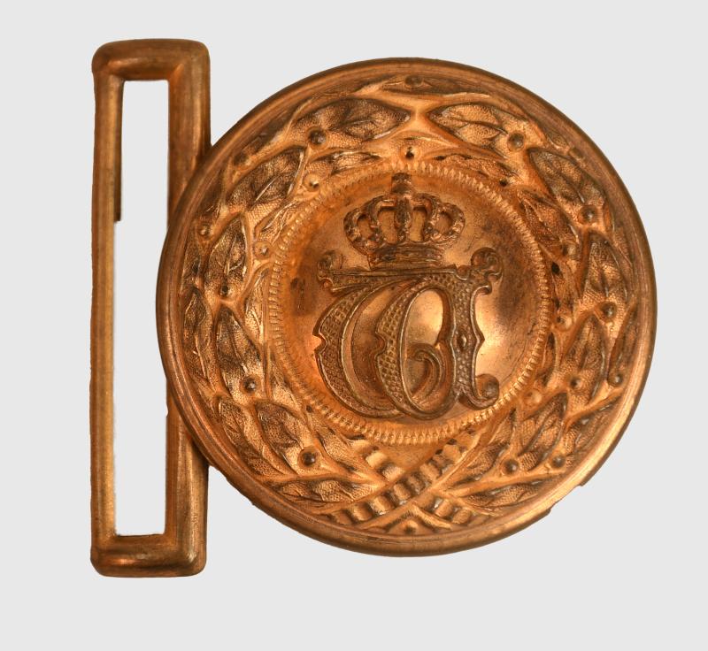 IMPERIAL GERMAN WURTTEMBERG OFFICERS WAIST BELT BUCKLE.