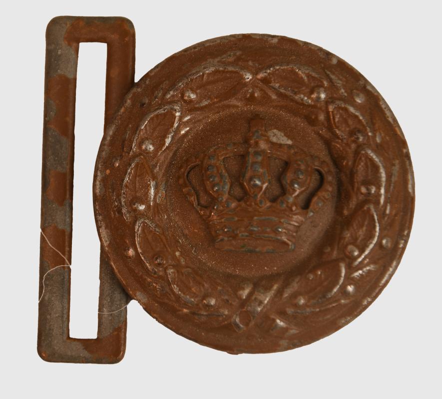 GERMAN WWI BAVARIAN FIELD SERVICE BELT BUCKLE.