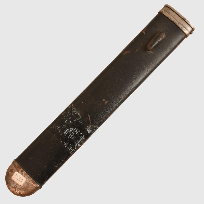 GERMAN WWII RED CROSS MANS HEWER SCABBARD ONLY.