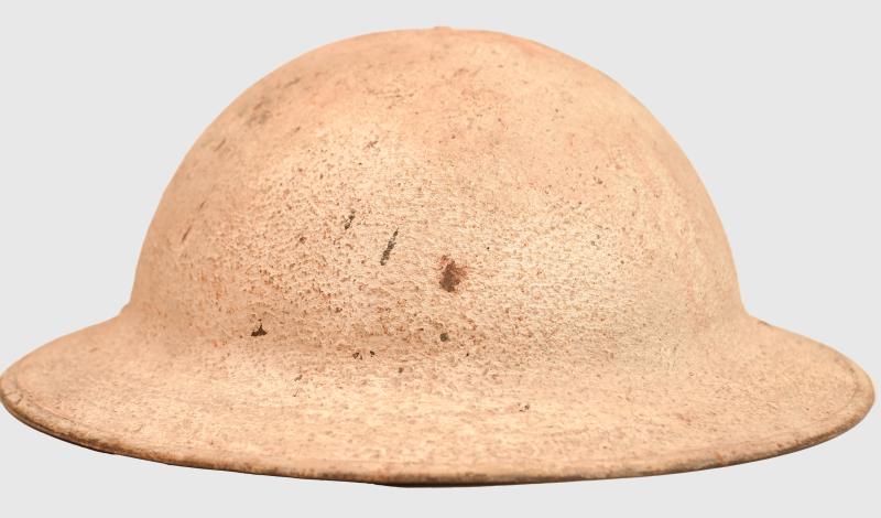 AMERICAN WWI NORTH RUSSIA REGIMENT 339 BRODIE HELMET, IDENTIFIED.