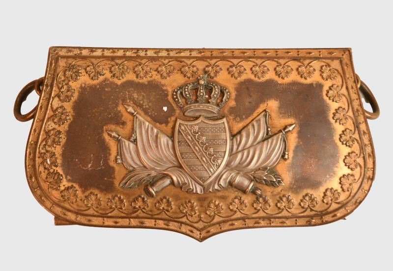 IMPERIAL GERMAN SAXON GUARD REITER OFFICERS FULL DRESS POUCH.