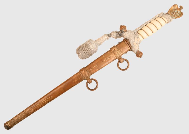 GERMAN WWII KRIEGSMARINE OFFICERS DAGGER BY WKC.