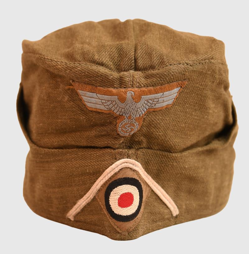GERMAN WWII ARMY TROPICAL INFANTRY OVERSEAS CAP.