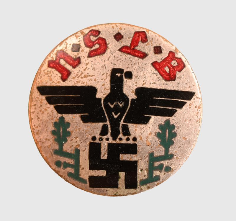 GERMAN WWII NSLB ORGANISATION BADGE.