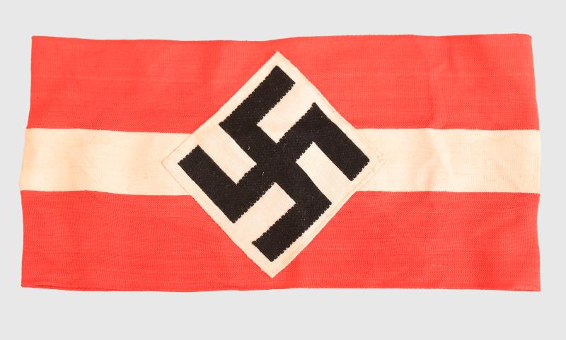 GERMAN WWII HITLER YOUTH ARMBAND.