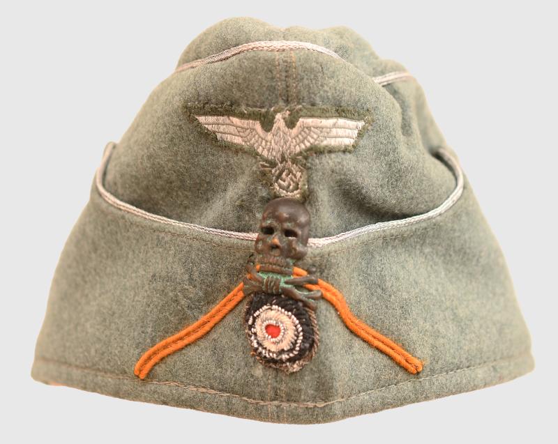 GERMAN WWII CAVALRY REGIMENT OFFICERS OVERSEAS CAP.