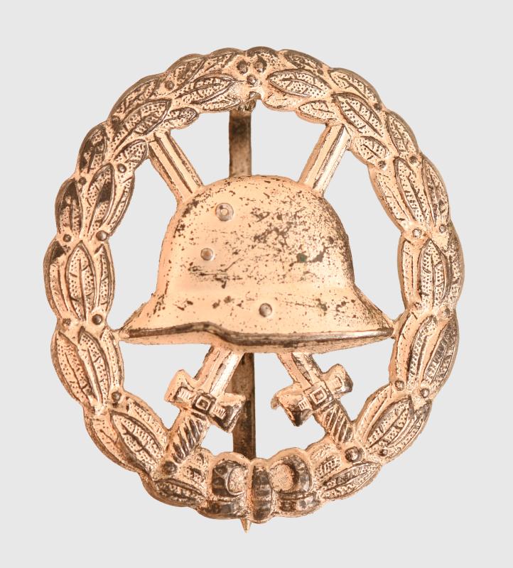 GERMAN WWI WOUND BADGE IN SILVER.