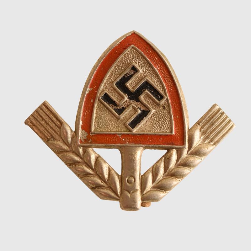 GERMAN WWII RAD ENLISTED RANKS CAP BADGE.