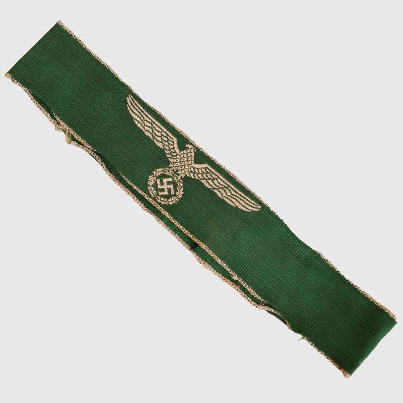 GERMAN WWII CUSTOMS OFFICIALS CUFFBAND.
