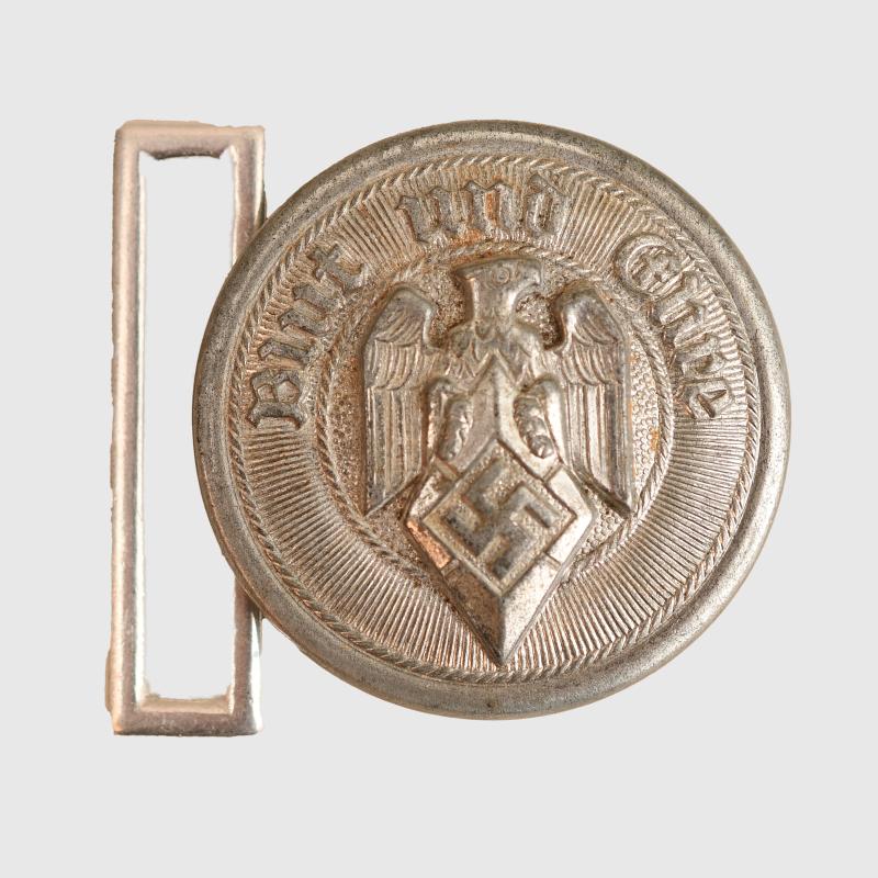 GERMAN WWII HITLER YOUTH LEADERS BELT BUCKLE.