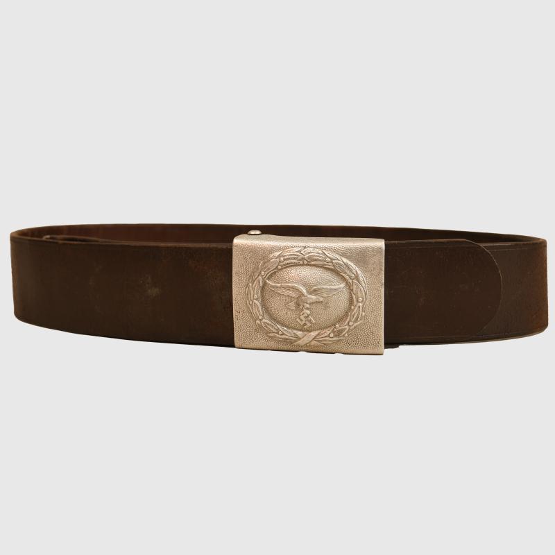 GERMAN WWII LUFTWAFFE ENLISTED RANKS BELT AND BUCKLE.