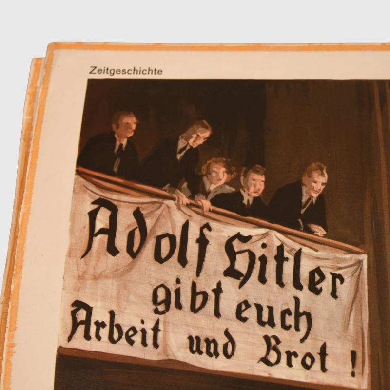 GERMAN WWII THIRD REICH INSTRUCTIONAL POSTERS.