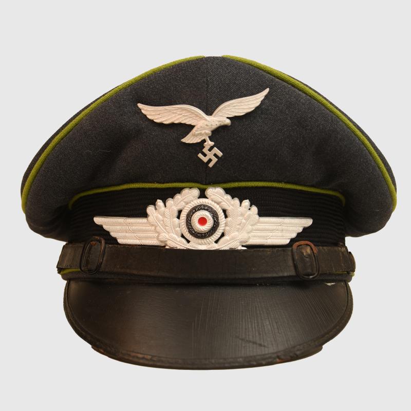 GERMAN WWII LUFTWAFFE FIELD DIVISION CAP.