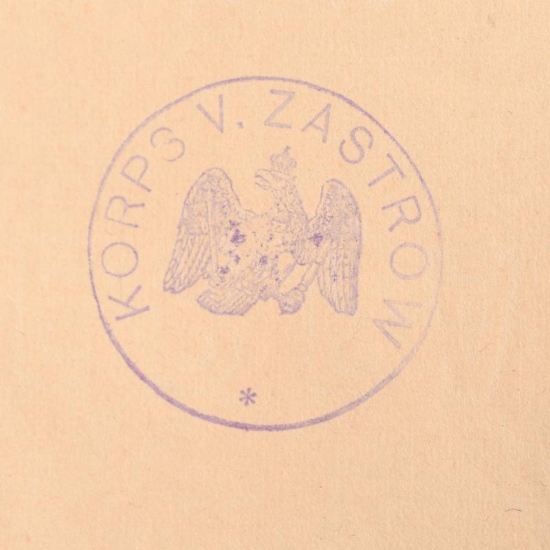 GERMAN WWI IRON CROSS 2ND CLASS WITH THE RECIPIENT OFFICERS CITATION.