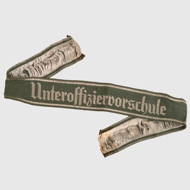 GERMAN WWII UNTEROFFIZIER VORSCHULE CUFF TITLE.
