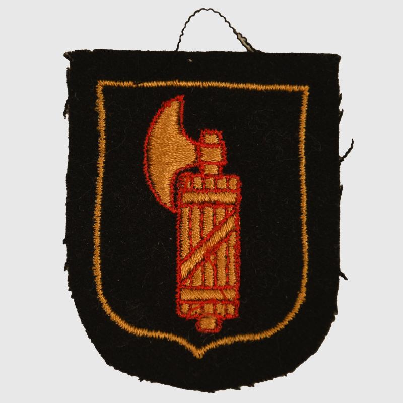 GERMAN WWII WAFFEN SS ITALIAN VOLUNTEER ARM SHIELD.