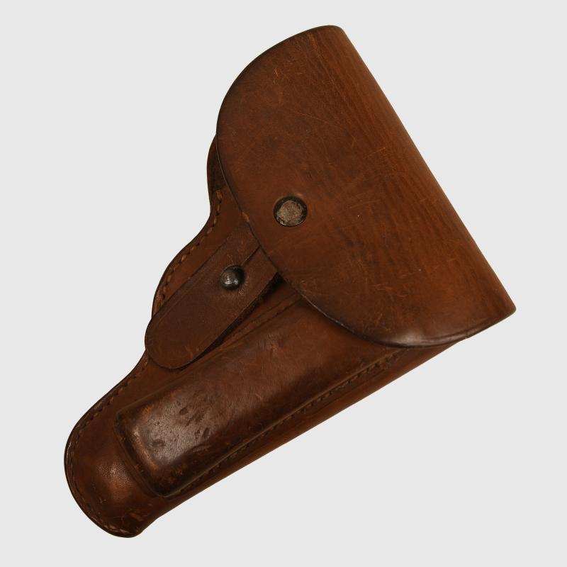 GERMAN WWII CZECH CZ 27 SEMI AUTOMATIC PISTOL HOLSTER.