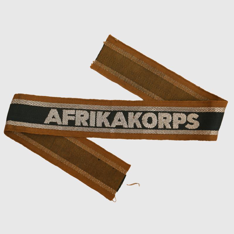 GERMAN WWII AFRIKAKORPS CUFF TITLE.