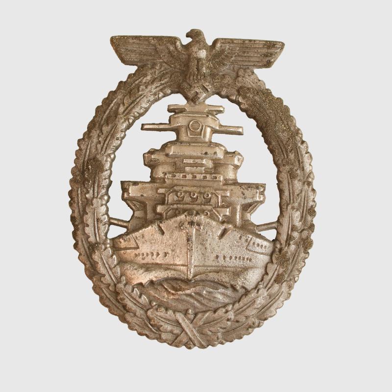 GERMAN WWII HIGH SEAS FLEET BADGE.