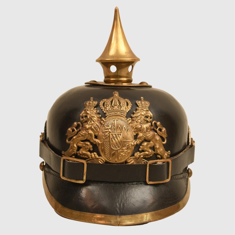 GERMAN WWI BAVARIAN REGIMENT 23 ENLISTED MAN’S PICKLEHAUBE.