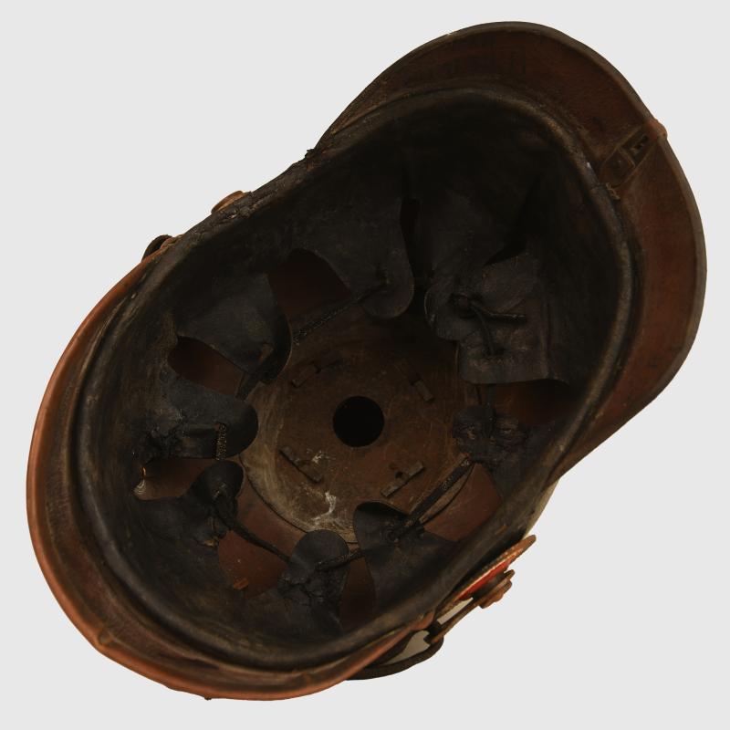 GERMAN WWI SAXON REGIMENT NUMBER 133 ENLISTED MAN’S PICKLEHAUBE.