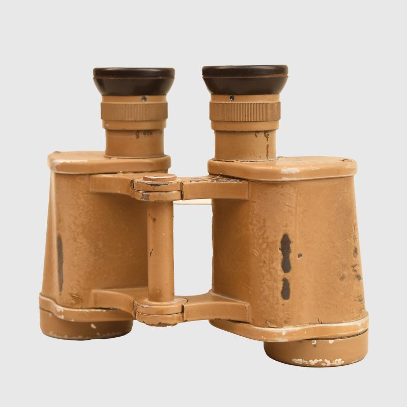GERMAN WWII 6 X 30 BINOCULARS RARE MAKER.