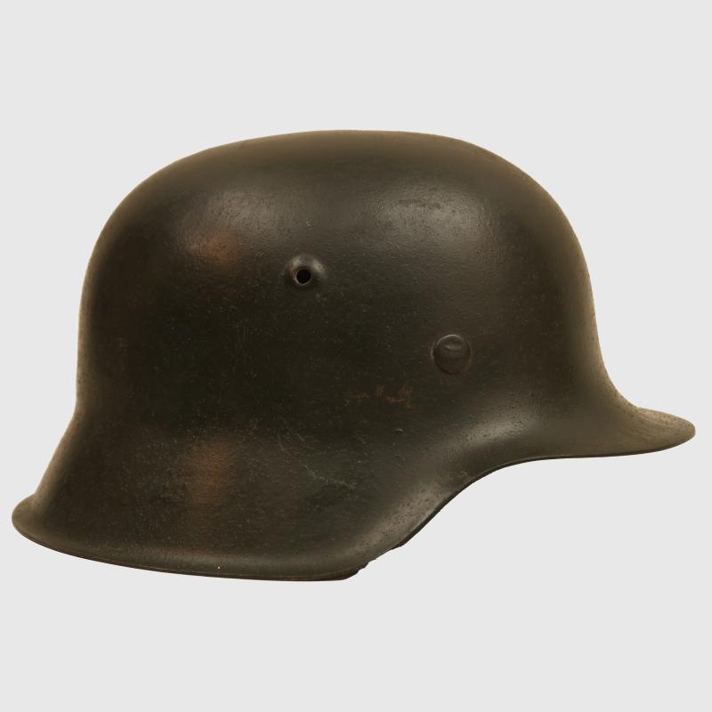 GERMAN WWII M42 COMBAT HELMET.