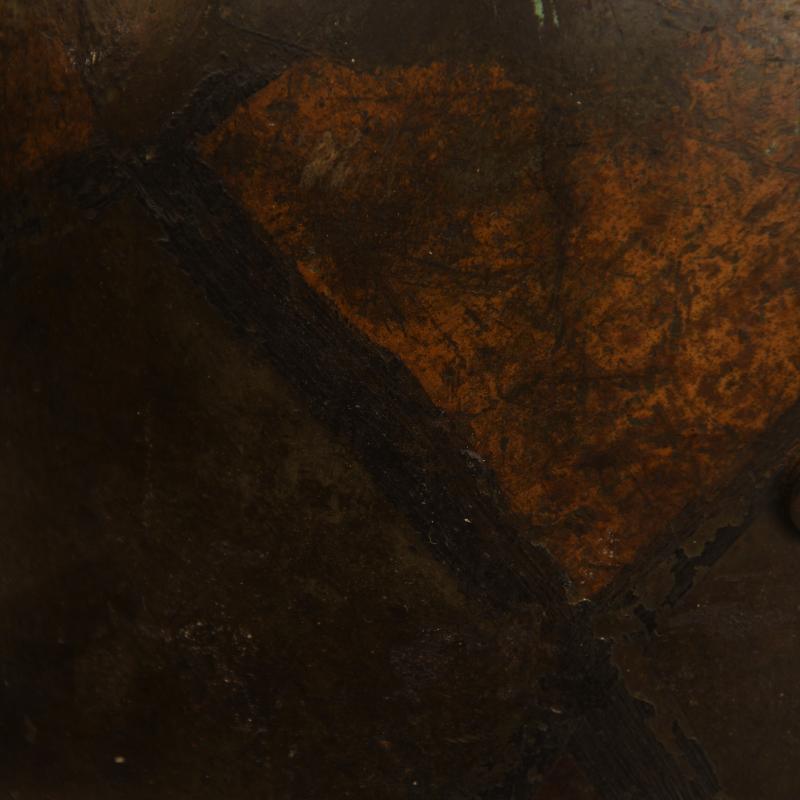 GERMAN WWI M17 CAMOUFLAGE COMBAT HELMET.