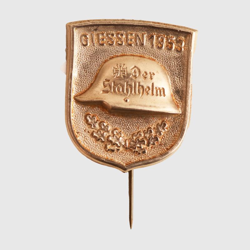 GERMAN POST-WAR STAHELM PIN.