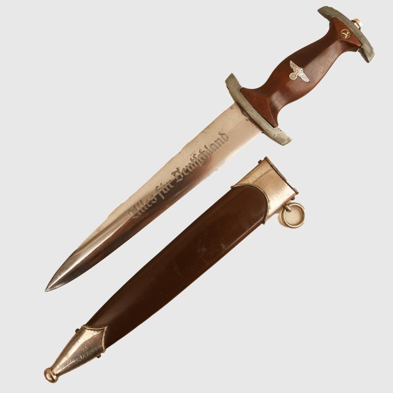 GERMAN WWII LATE PATTERN SA MANS DAGGER.