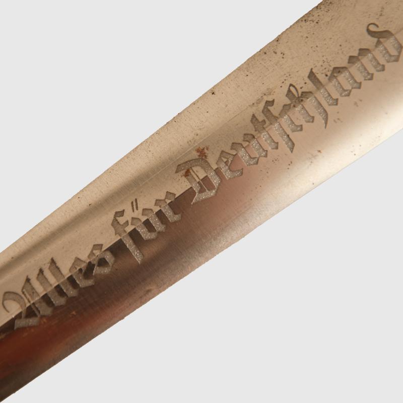 GERMAN WWII LATE PATTERN SA MANS DAGGER.