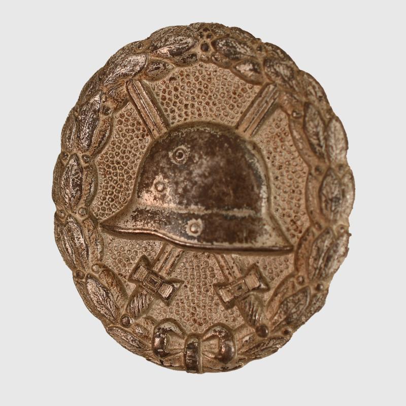 GERMAN WWI WOUND BADGE IN SILVER.