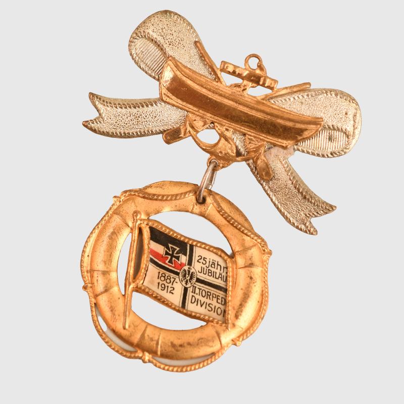 GERMAN WWI NAVAL JUBILEE BADGE.