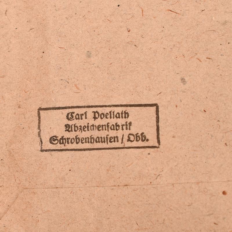 GERMAN WWII WAR SERVICE CROSS 2ND CLASS WITH SWORDS PACKET ONLY.