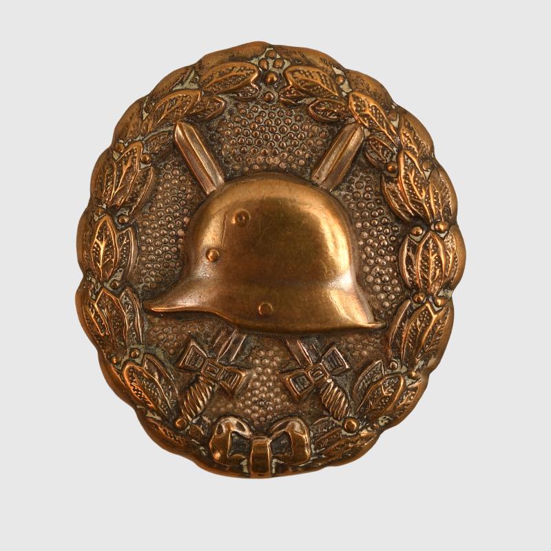 GERMAN WWI WOUND BADGE IN SILVER.