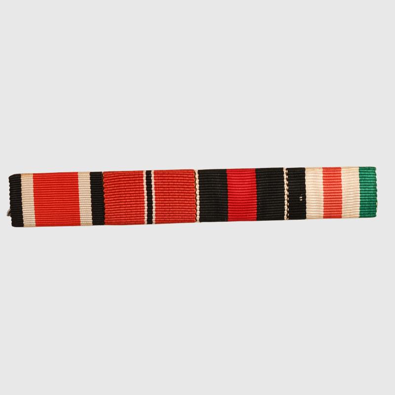 GERMAN WWII FOUR SECTION MEDAL RIBBON BAR.