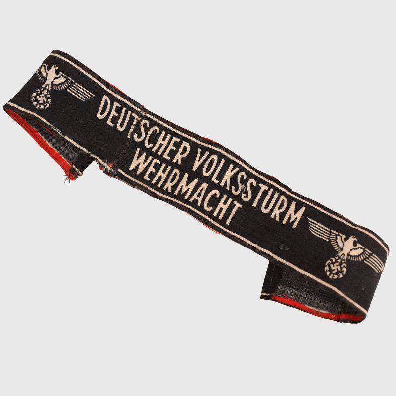 GERMAN WWII VOLKSTURM ARMBAND.