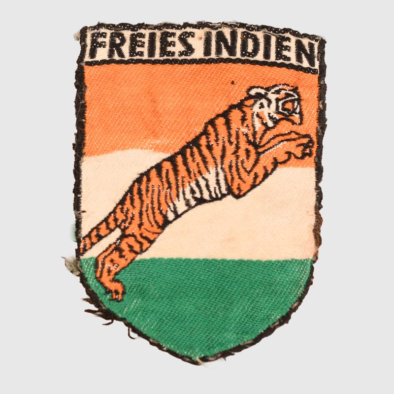 GERMAN WWII FREE INDIA VOLUNTEER ARM PATCH.