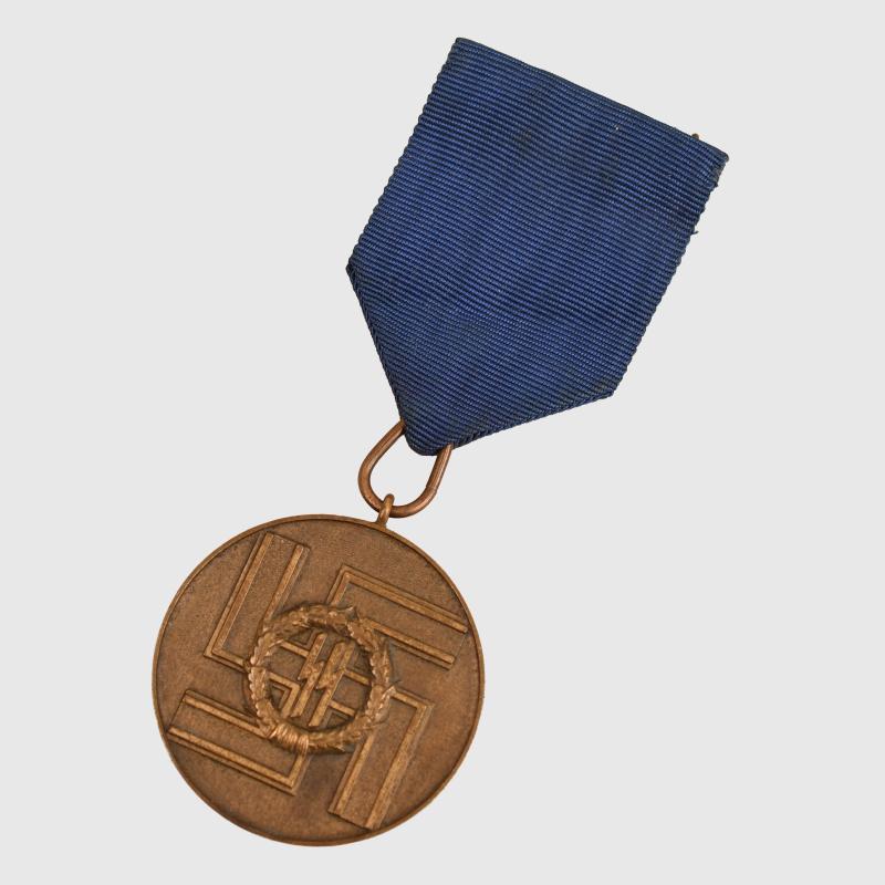 GERMAN WWII SS 8 YEAR LONG SERVICE MEDAL.