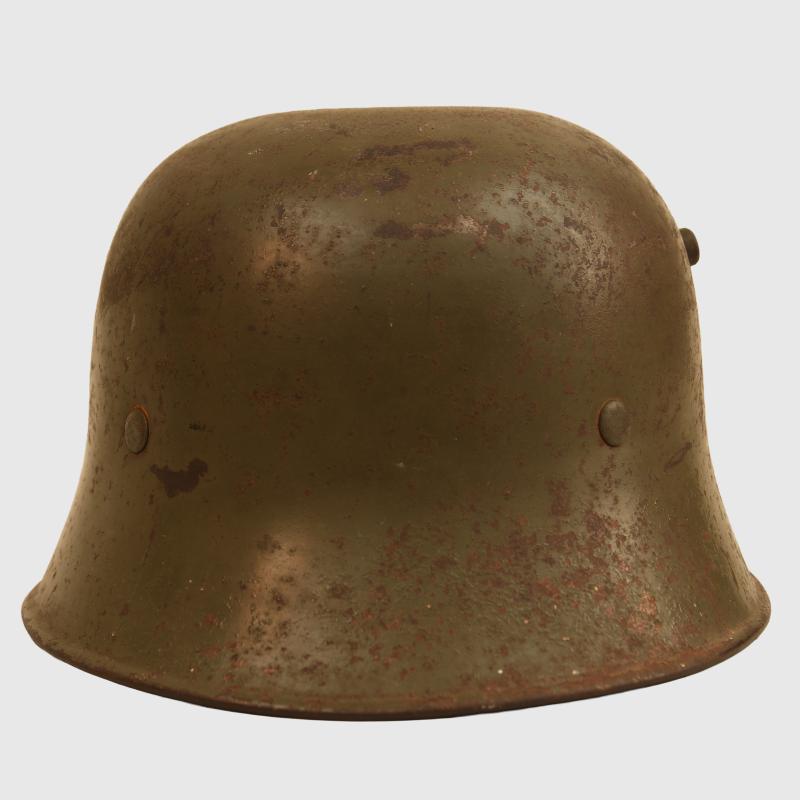 GERMAN WWII RLB SERVICE HELMET.