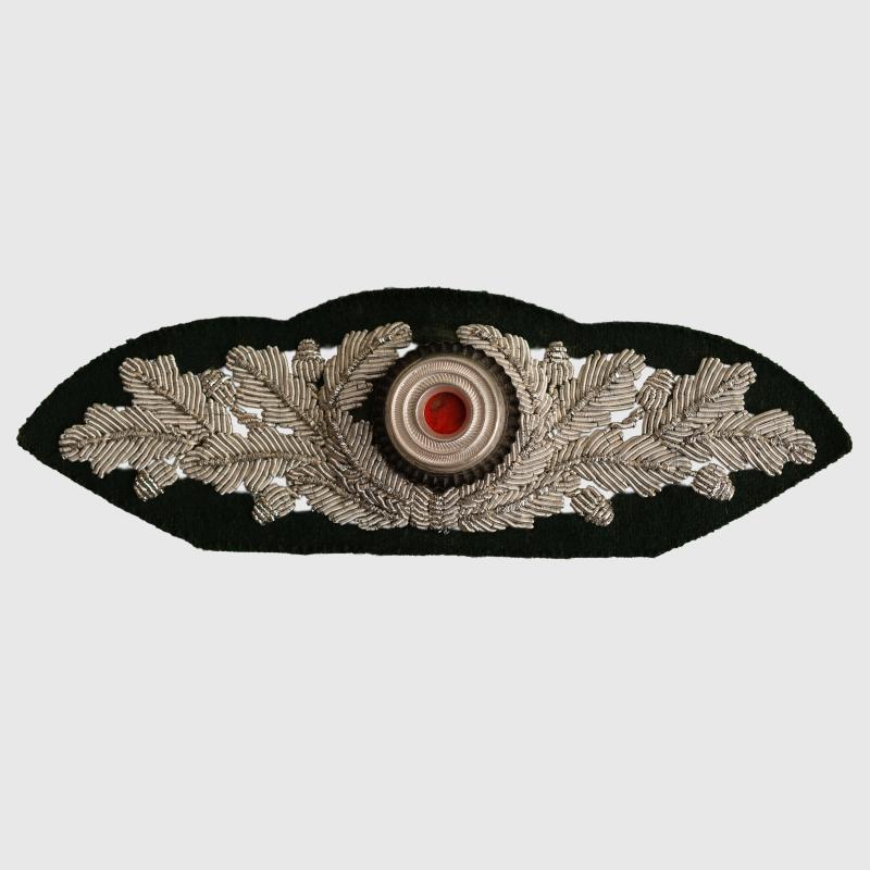 GERMAN WWII FORESTRY SERVICE OFFICERS VISOR CAP COCKADE.