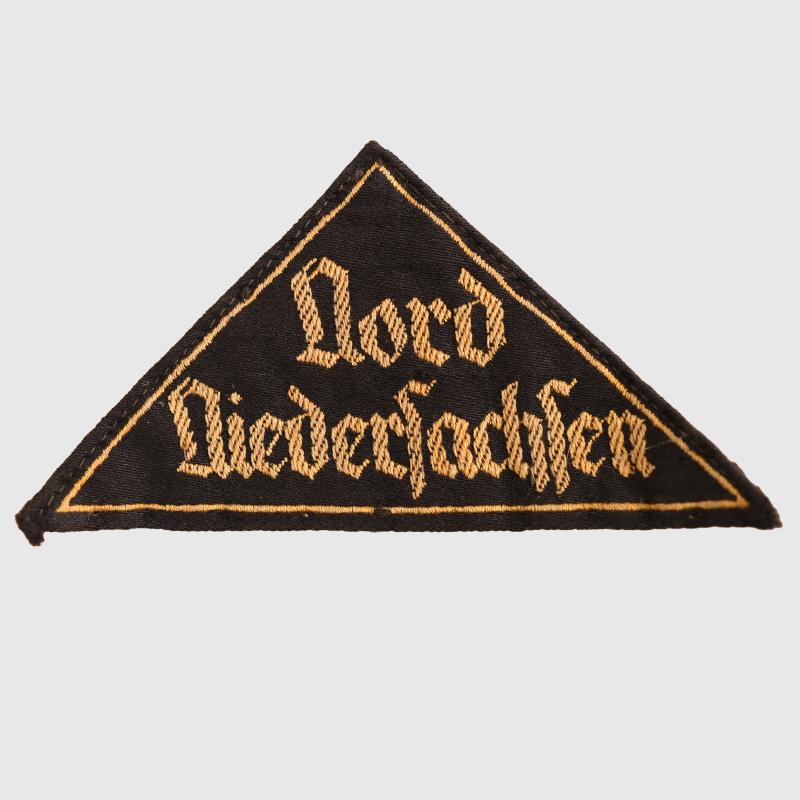 GERMAN WWII HITLER YOUTH DISTRICT TRIANGLE,  NORD NIEDERSACHSEN.