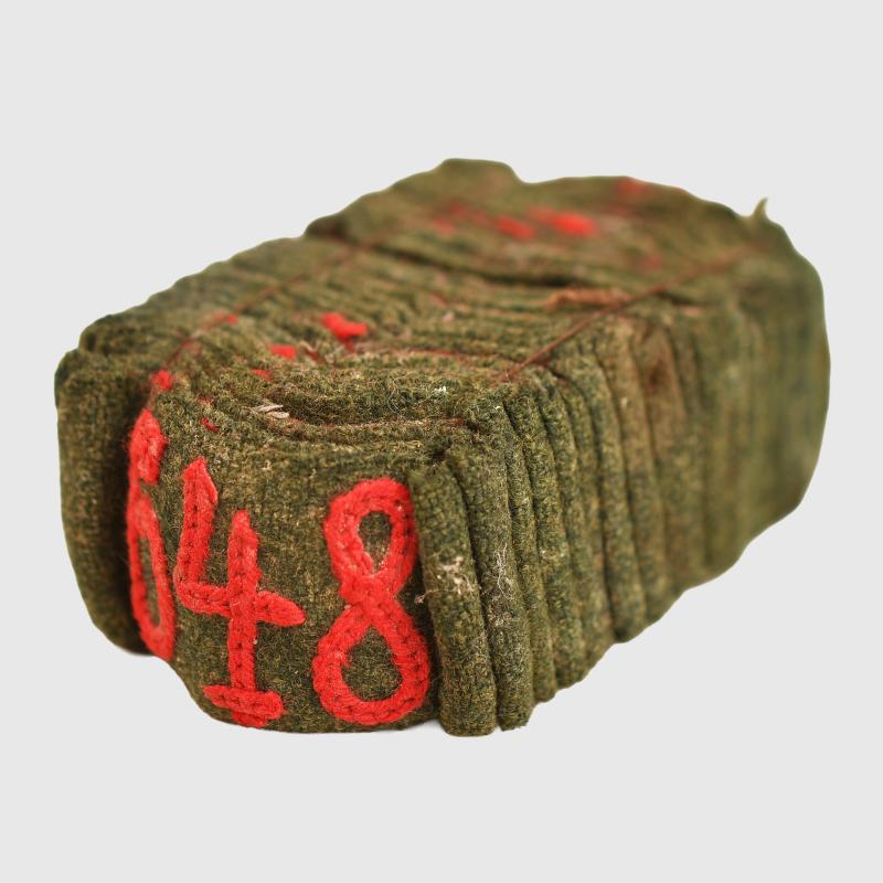 GERMAN WWII ARTILLERY REGIMENT NUMBERED SLIP-ONS.