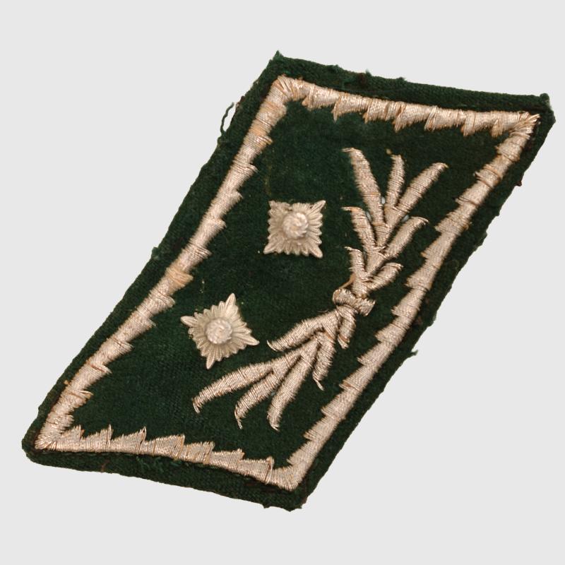 GERMAN WWII CUSTOMS SERVICE COLLAR PATCH.