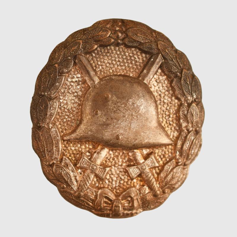 GERMAN WWI WOUND BADGE IN SILVER.